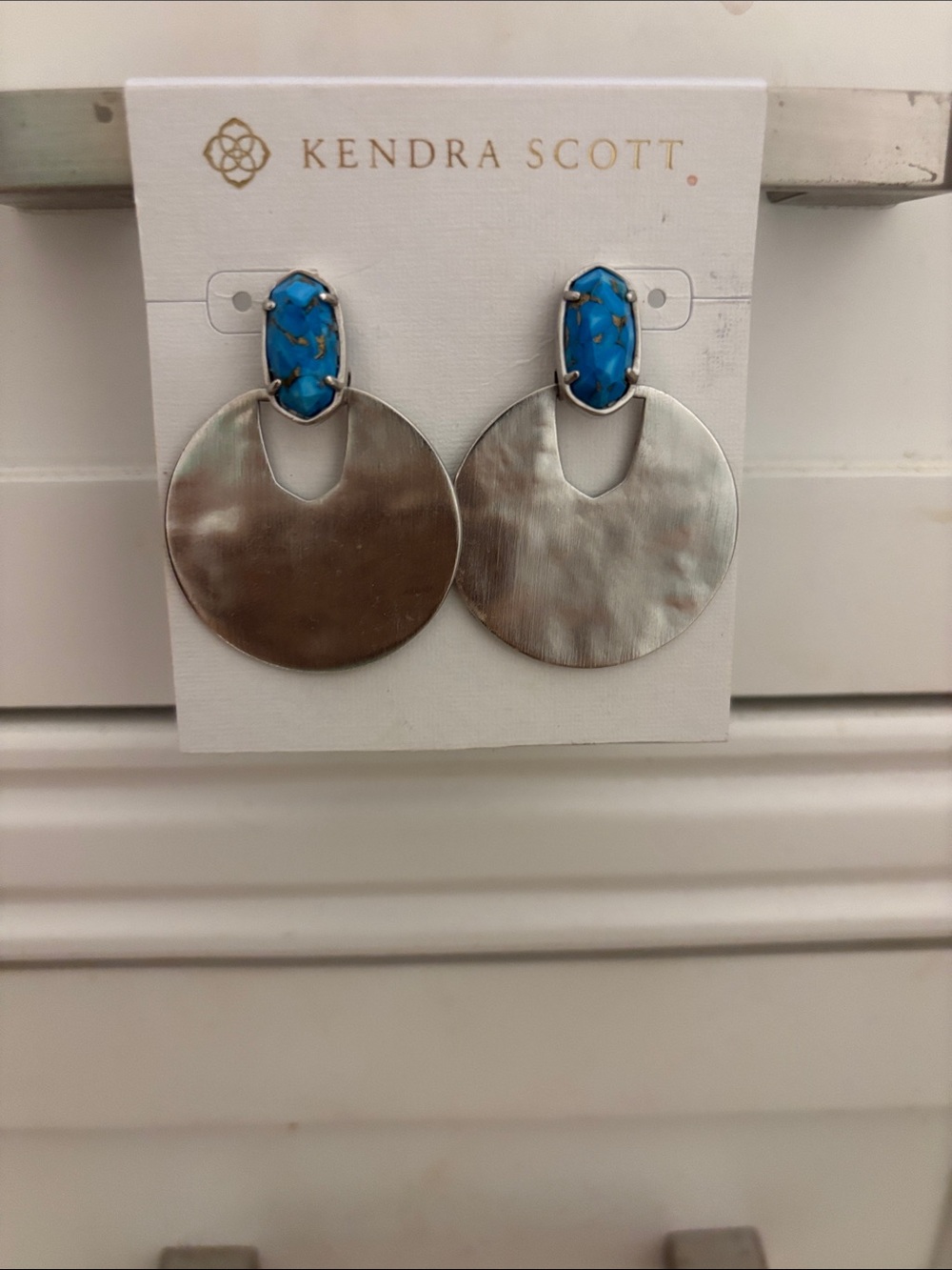 Earrings on Kendra Scott card